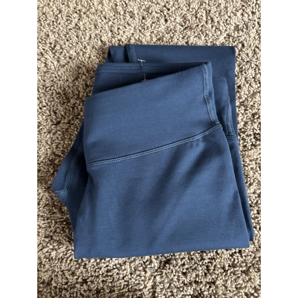 Pact On The Go-To Cropped Legging Organic Cotton Blue Size Small NWOT